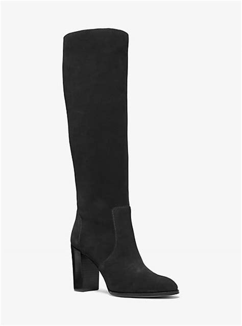 michael kors leigh suede boots|Michael Kors luella suede boots.